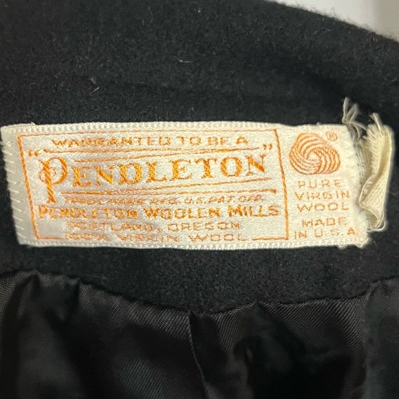 Vintage Pendleton 100% Virgin Wool Blazer – Black – Made in USA medium - Picture 5 of 6